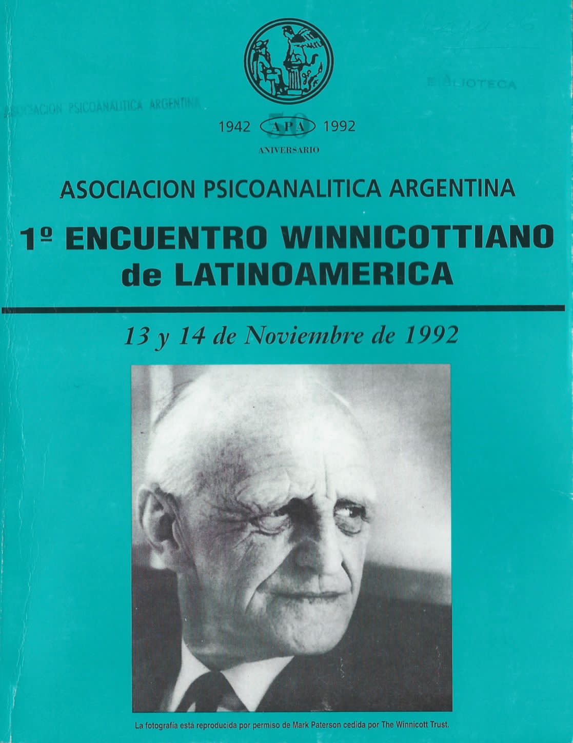 I Encuentro, APA Buenos Aires Argentina, 1992.